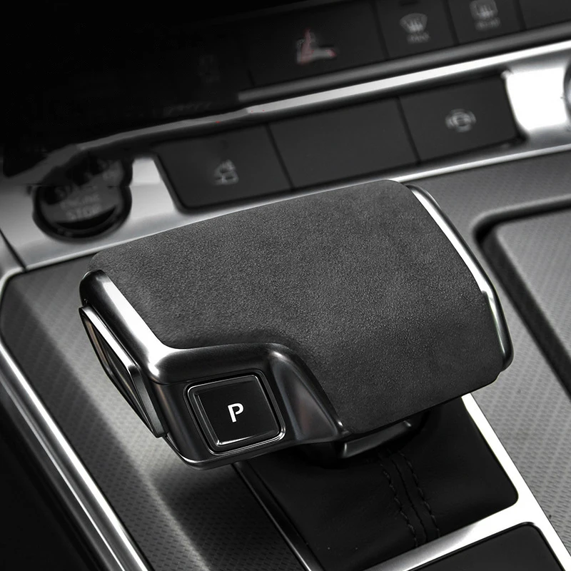 Suede Car Gear Shift Knob Cover Left Hand Driving Interior Trim For Audi A6L A7 Q8 A8L Q7 2021-2024 Car Accessories Auto
Suede Car Gear Shift Knob Cover Left Hand Driving Interior Trim For Audi A6L A7 Q8 A8L Q7 2021-2024 Car Accessories Auto