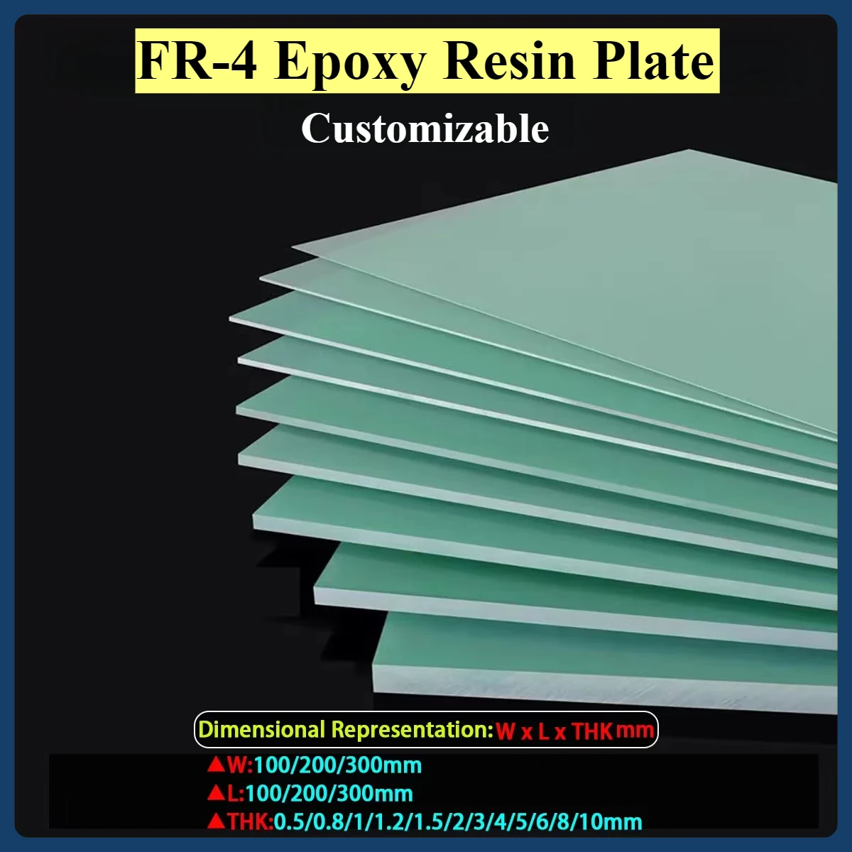 FR-4 Glass Fibre Board Fiberglass Sheet Light-green Epoxy Resin Plate Thickness 0.5-10mm
FR-4 Glass Fibre Board Fiberglass Sheet Light-green Epoxy Resin Plate Thickness 0.5-10mm