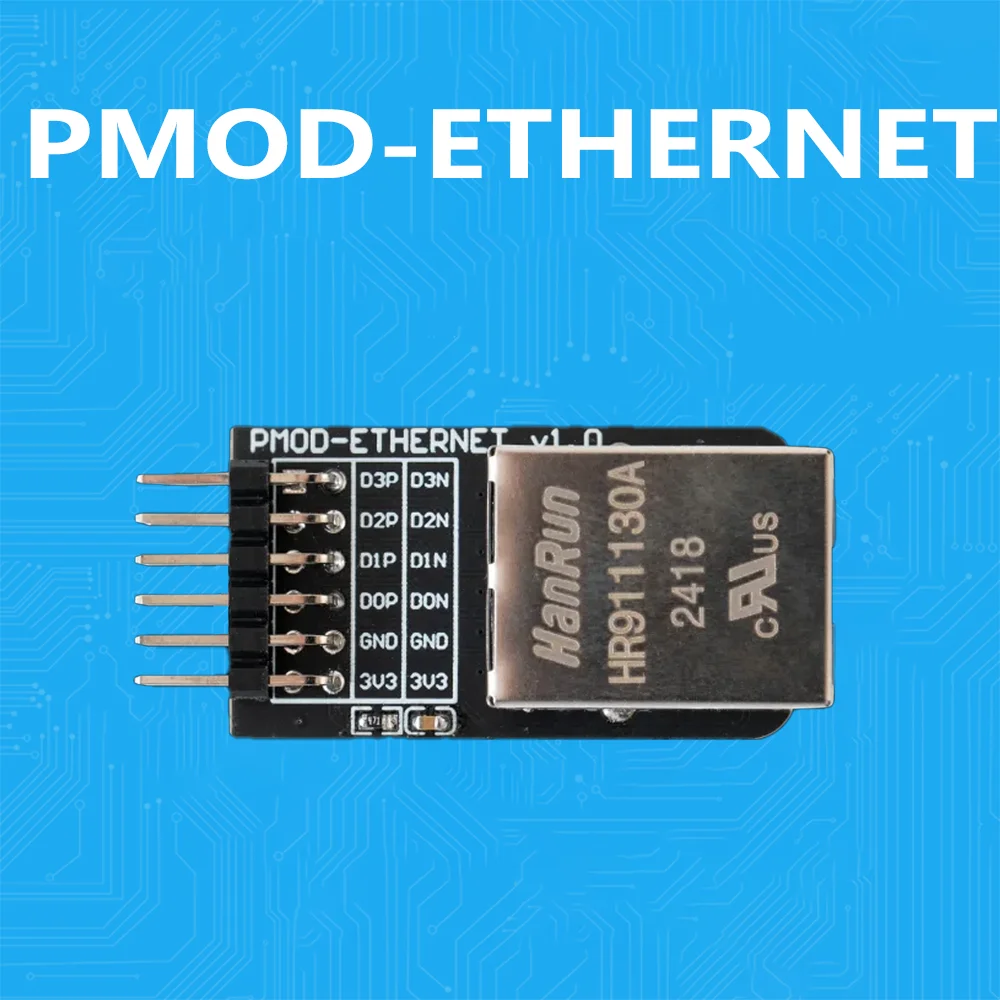 PMOD-ETHERNET Ex Board Стандартный модуль расширения PMOD FPGA Интерфейс Gigabit Ethernet с фильтрующим трансформатом Новый
PMOD-ETHERNET Ex Board Стандартный модуль расширения PMOD FPGA Интерфейс Gigabit Ethernet с фильтрующим трансформатом Новый