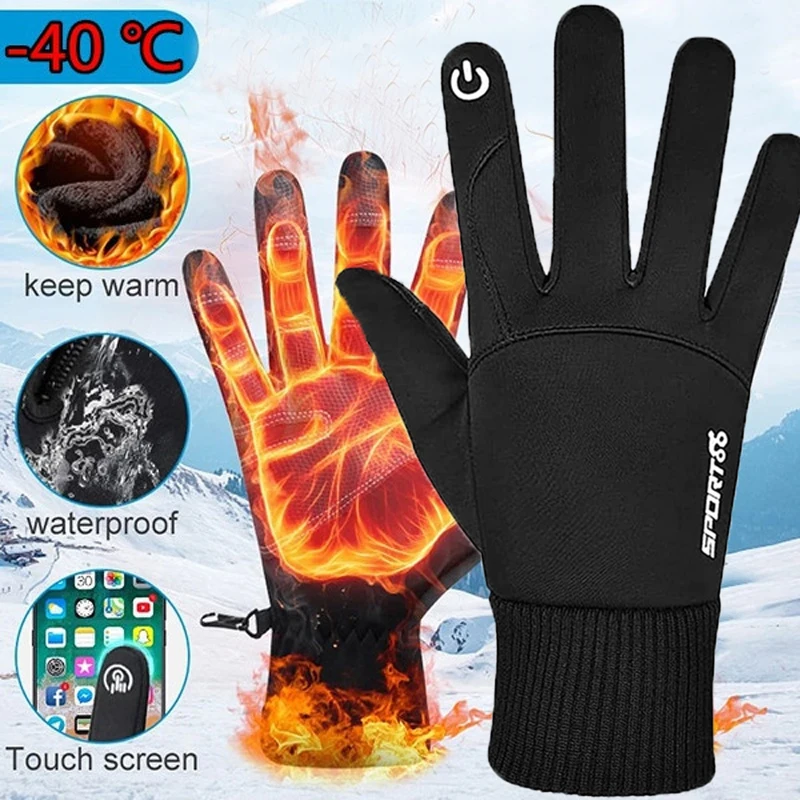 Winter Ski Gloves Waterproof Biker Glove Men Cycling Gloves Women Fleece Thermal Gloves Motorcycle Gloves Touchscreen Gloves
Winter Ski Gloves Waterproof Biker Glove Men Cycling Gloves Women Fleece Thermal Gloves Motorcycle Gloves Touchscreen Gloves