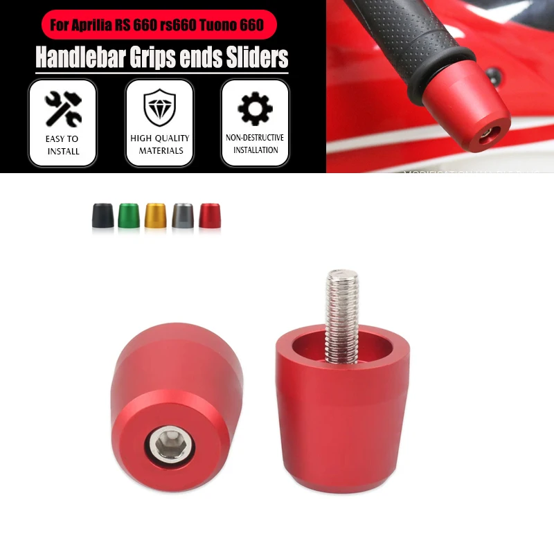For Aprilia RS 660 rs660 Tuono 660 2020-2023 motorcycle handle bar end handlebar grips ends cap plug slider counterweight cover
For Aprilia RS 660 rs660 Tuono 660 2020-2023 motorcycle handle bar end handlebar grips ends cap plug slider counterweight cover