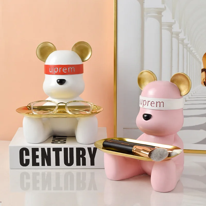 Nordic Creative Violent Bear Key Storage Tray Decoration Living Room Entrance Door Desktop Home Decorations Home Office Decor
Nordic Creative Violent Bear Key Storage Tray Decoration Living Room Entrance Door Desktop Home Decorations Home Office Decor