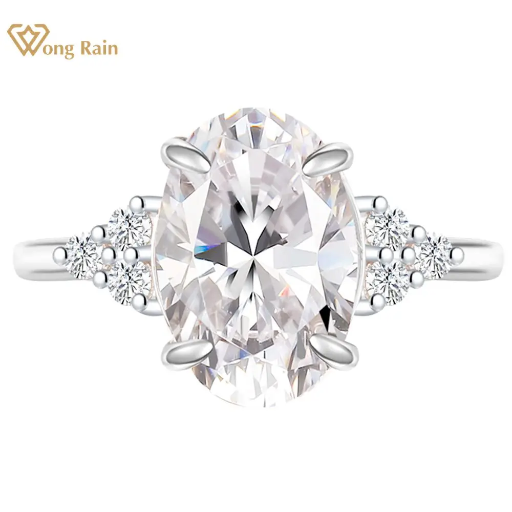 Wong Rain 100% 925 Sterling Silver 8*12 MM Oval Cut Lab Sapphire Gemstone Ring for Women Wedding Engagement Fine Bridal Jewelry
Wong Rain 100% 925 Sterling Silver 8*12 MM Oval Cut Lab Sapphire Gemstone Ring for Women Wedding Engagement Fine Bridal Jewelry