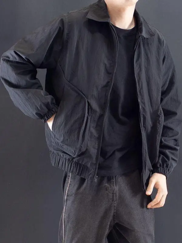 Мужская куртка-пилот, модная молодежная ветровка с воротником-стойкой, верхняя одежда, повседневная свободная посадка, полиэстер, нейлон, волокно Cosite
Мужская куртка-пилот, модная молодежная ветровка с воротником-стойкой, верхняя одежда, повседневная свободная посадка, полиэстер, нейлон, волокно Cosite