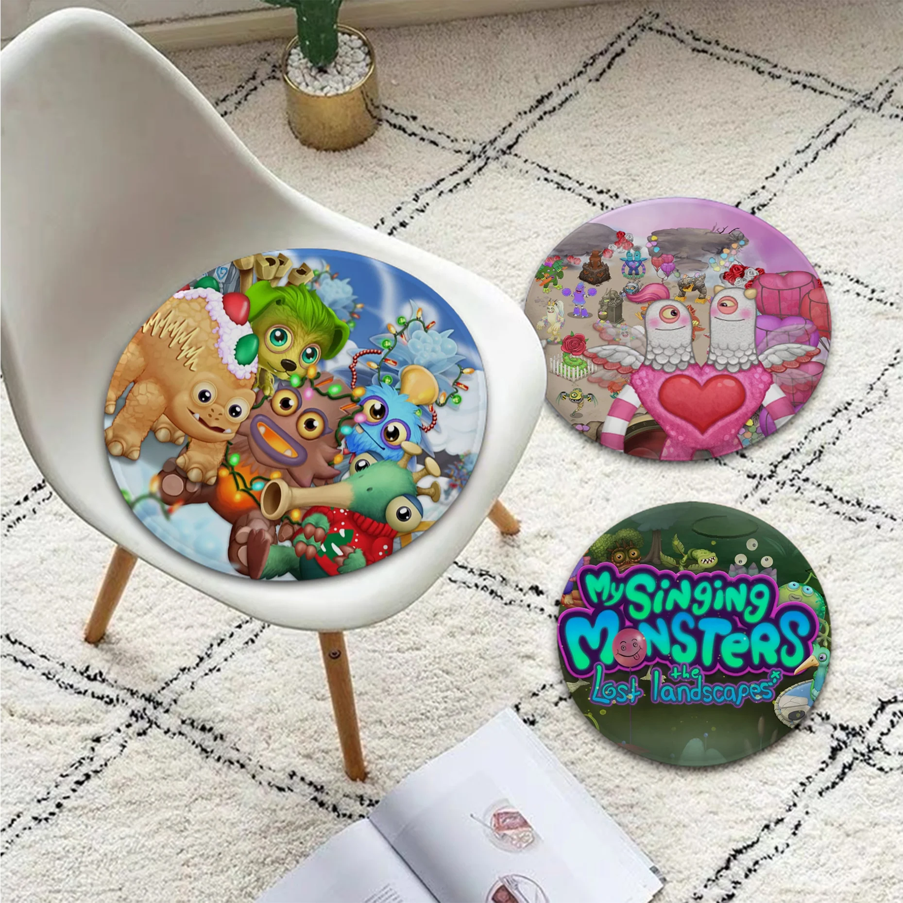 3D My Singing Monsters Cushion Mat European Dining Chair Cushion Circular Decoration Seat For Office Desk Chair Mat Pad
3D My Singing Monsters Cushion Mat European Dining Chair Cushion Circular Decoration Seat For Office Desk Chair Mat Pad