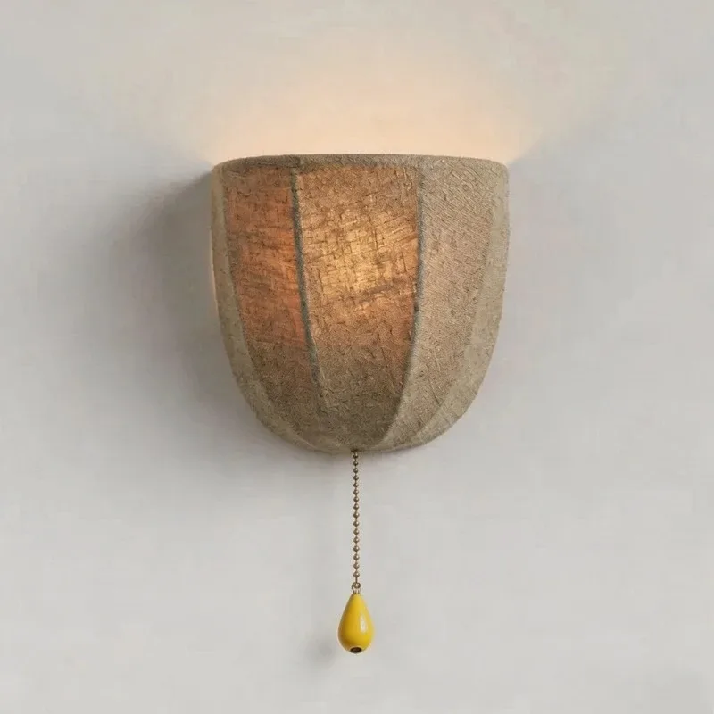 Retro Wall Lamp Linen Lampshade Design Villa Aisle Led Light Bedroom Decoration Living Room Lighting Fixture
Retro Wall Lamp Linen Lampshade Design Villa Aisle Led Light Bedroom Decoration Living Room Lighting Fixture
