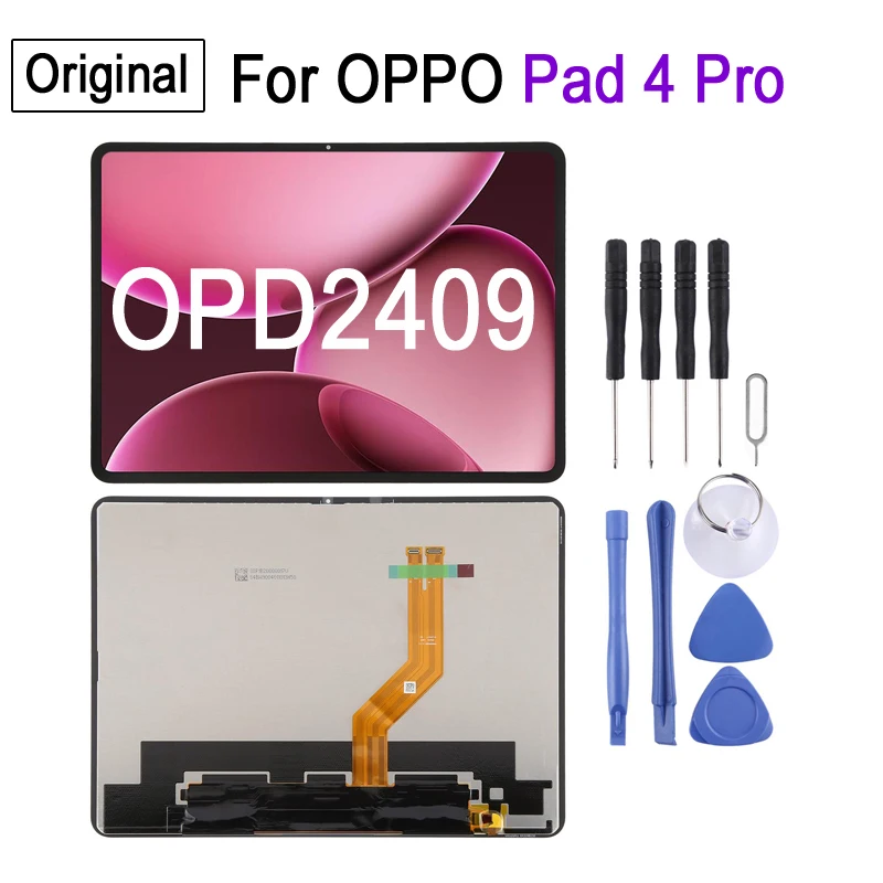 IPS ЖК-экран для OPPO Pad 4 Pro 13,2 дюйма, OPD2409, ЖК-дисплей для планшета, ремонт сенсорного экрана, запасная часть
IPS ЖК-экран для OPPO Pad 4 Pro 13,2 дюйма, OPD2409, ЖК-дисплей для планшета, ремонт сенсорного экрана, запасная часть
