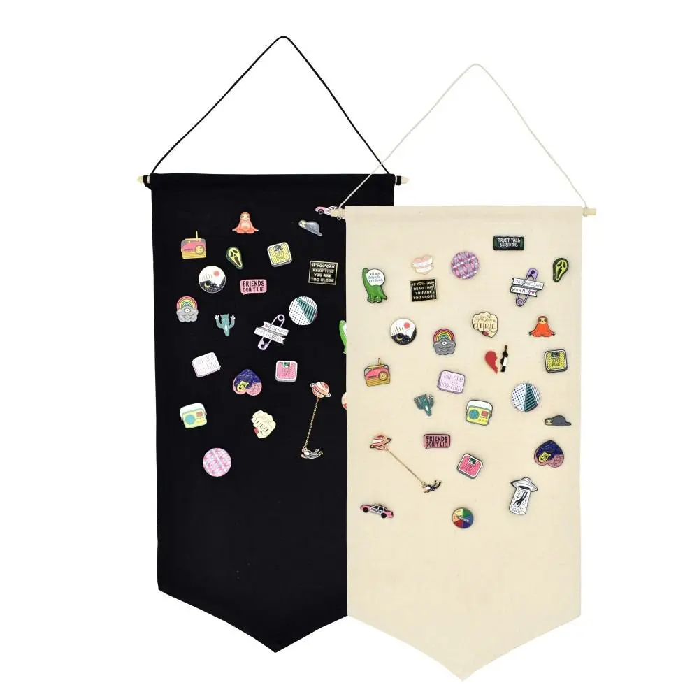 Large Capacity Jewelry Display Hanger Nordic Blank Canvas Hanging Decor Brooch Display Flag Room Decoration Pin Badge Holder
Large Capacity Jewelry Display Hanger Nordic Blank Canvas Hanging Decor Brooch Display Flag Room Decoration Pin Badge Holder