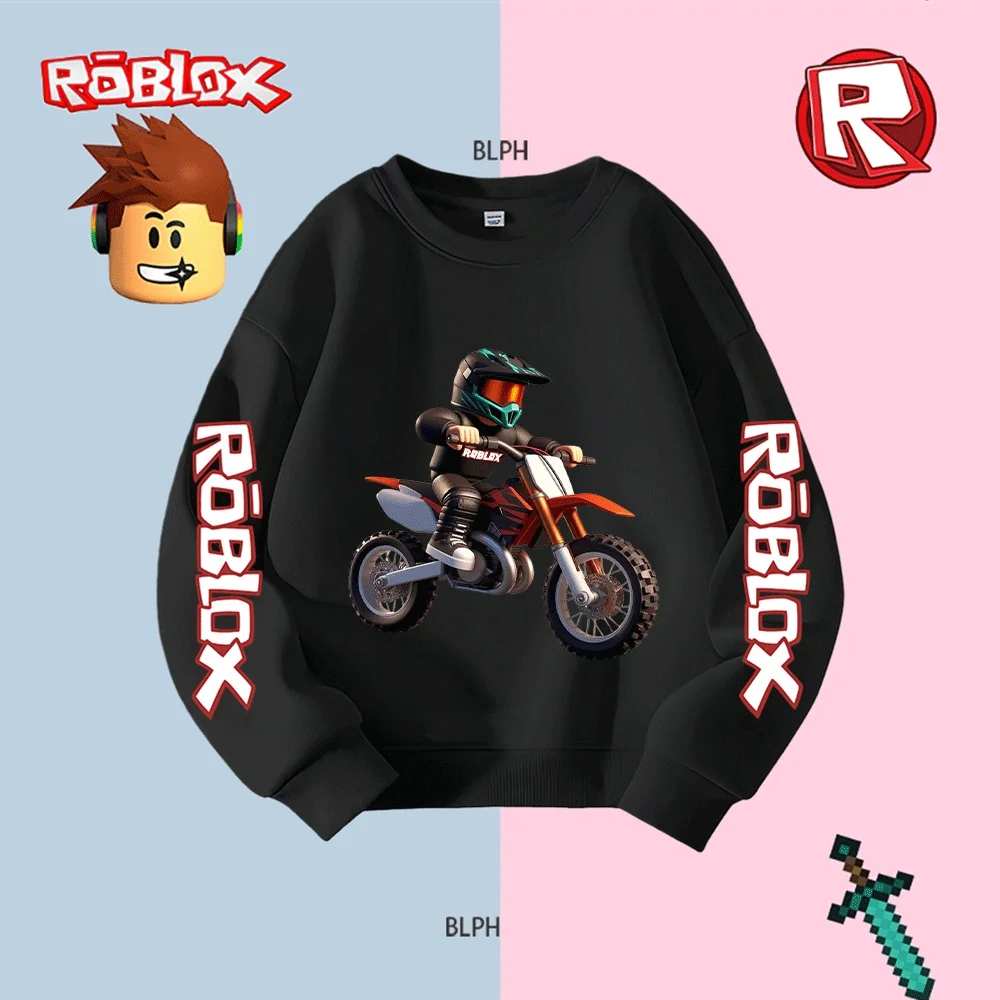 Детская толстовка с принтом Roblox Motocross Rider, повседневный пуловер с длинными рукавами для мальчиков и девочек, удобная мягкая детская
Детская толстовка с принтом Roblox Motocross Rider, повседневный пуловер с длинными рукавами для мальчиков и девочек, удобная мягкая детская