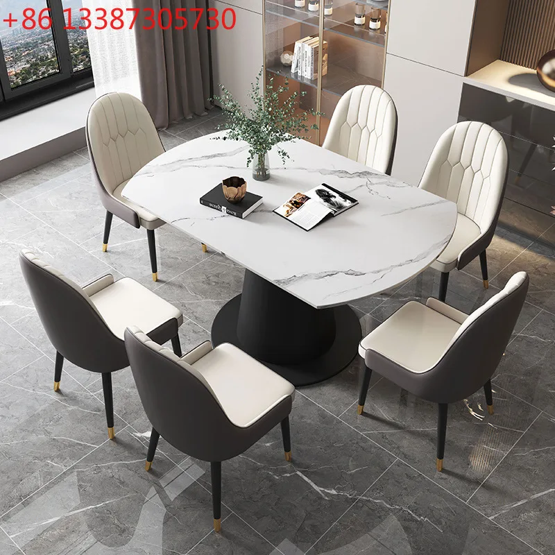 Italian minimalist rock slab retractable dining table household modern simple folding square and round dual-purpose dining table
Italian minimalist rock slab retractable dining table household modern simple folding square and round dual-purpose dining table