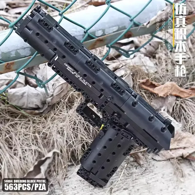 MOULD KING 14004 Desert Eagle Technical Battle Gun Model Assembly DIY Handmade Toys Building Bricks Toys Set Birthday Gifts
MOULD KING 14004 Desert Eagle Technical Battle Gun Model Assembly DIY Handmade Toys Building Bricks Toys Set Birthday Gifts