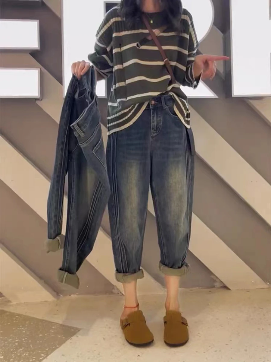 High Waist Elastic Harlan Jeans Women's Spring Summer plus Size Slimming Straight Leg Dad Carrot Pants Blue Cotton Stretch Denim
High Waist Elastic Harlan Jeans Women's Spring Summer plus Size Slimming Straight Leg Dad Carrot Pants Blue Cotton Stretch Denim