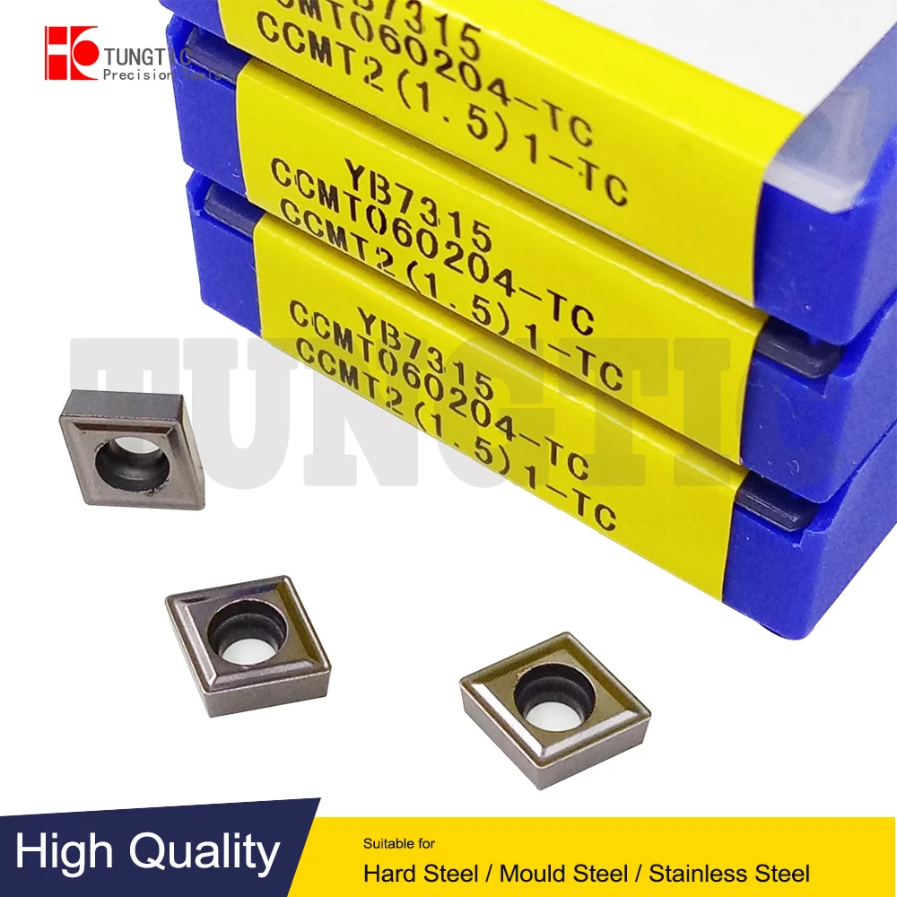 CCMT060204-TC YB7315 CCMT2(1.5)1-TC ZCC Turning Cutter Lathe Inserts Carbide Tools Machining Metal
CCMT060204-TC YB7315 CCMT2(1.5)1-TC ZCC Turning Cutter Lathe Inserts Carbide Tools Machining Metal