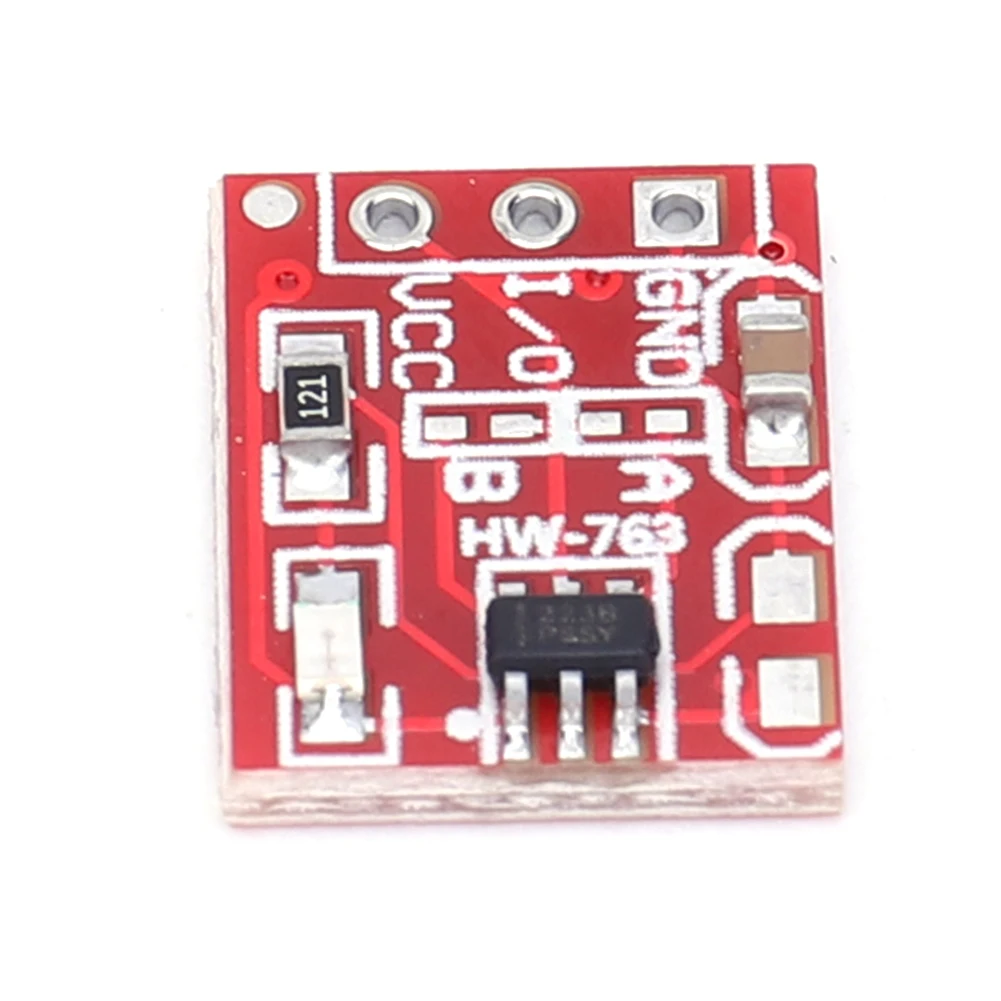 Модуль сенсорного кнопочного переключателя TTP223, емкостного типа, одноканальный, для обнаружения касания, 2.5-5.5В
Модуль сенсорного кнопочного переключателя TTP223, емкостного типа, одноканальный, для обнаружения касания, 2.5-5.5В