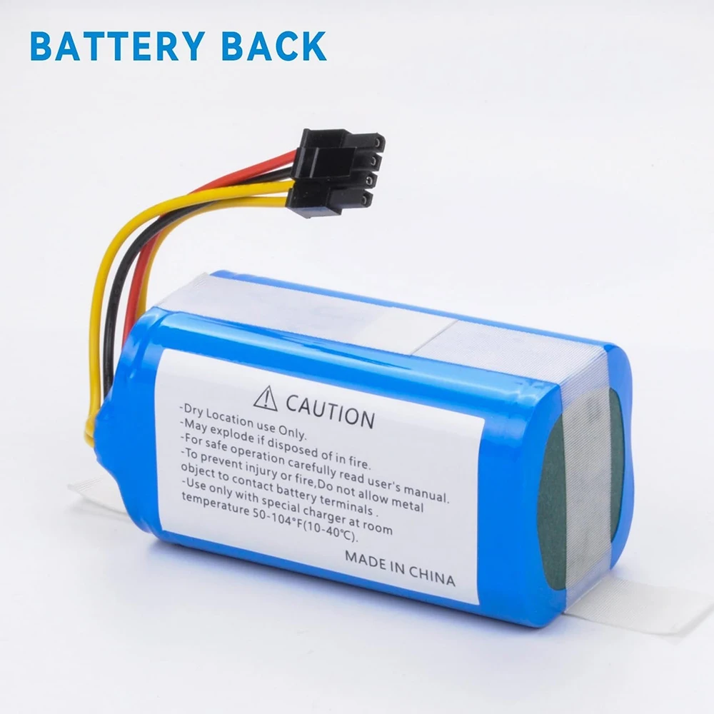 Li-ion 14.4V 6800mAh Battery for Proscenic Cocoa 780T, 790T, and Bagotte BL509 Robot Vacuum Cleaners
Li-ion 14.4V 6800mAh Battery for Proscenic Cocoa 780T, 790T, and Bagotte BL509 Robot Vacuum Cleaners