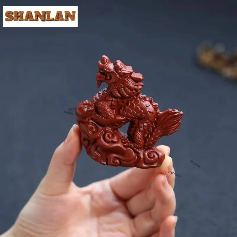 Dahongpao Purple Clay Rooster Dragon Tea Pet Elegant Tea Games Tea Figurine Play Toys Tea Statue Ornaments Cafes Craftsmanship
Dahongpao Purple Clay Rooster Dragon Tea Pet Elegant Tea Games Tea Figurine Play Toys Tea Statue Ornaments Cafes Craftsmanship