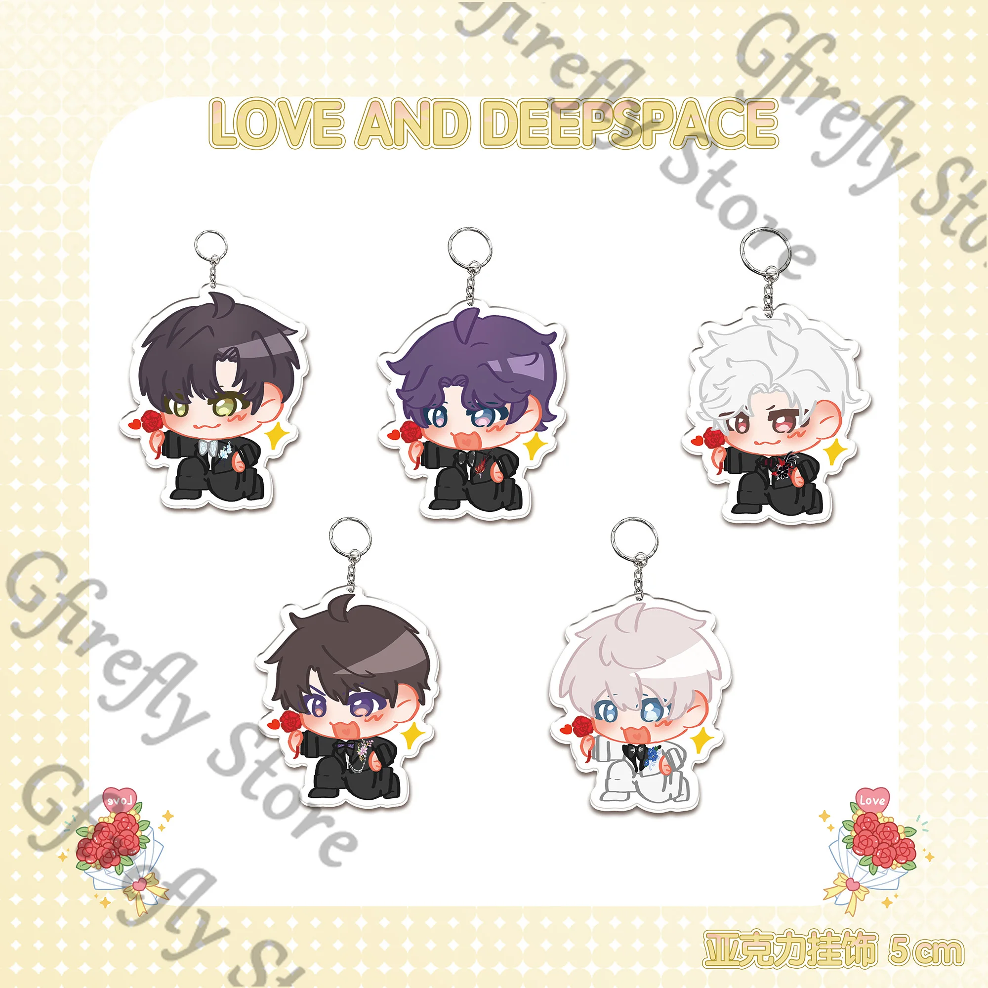 Q Version Keychain Love and Deepspace Rafayel Zayne Ornaments Acrylic Keyring Xavier Sylus Caleb Decoration Anime Hanging Drop
Q Version Keychain Love and Deepspace Rafayel Zayne Ornaments Acrylic Keyring Xavier Sylus Caleb Decoration Anime Hanging Drop