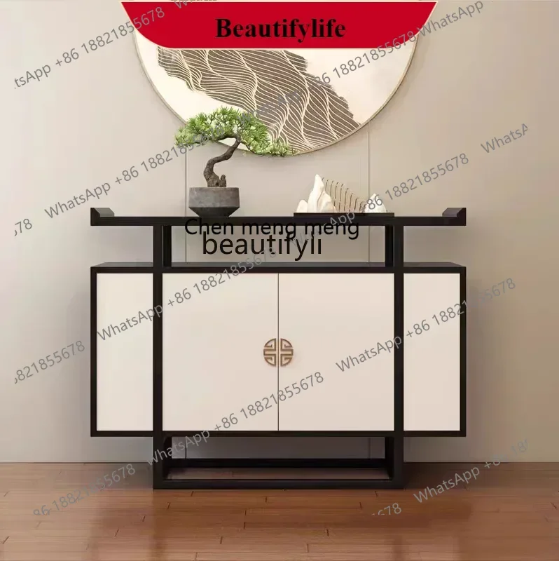 G153 57 New Chinese-style entrance table Zen entrance cabinet Light luxury entry solid wood decorative partition cabinet
G153 57 New Chinese-style entrance table Zen entrance cabinet Light luxury entry solid wood decorative partition cabinet