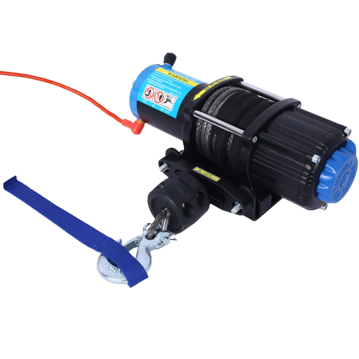 4500 lb Electric Winch with Synthetic Rope, Waterproof, Wired & Wireless Remote, ATV UTV Towing, Boat, Off-Road
4500 lb Electric Winch with Synthetic Rope, Waterproof, Wired & Wireless Remote, ATV UTV Towing, Boat, Off-Road