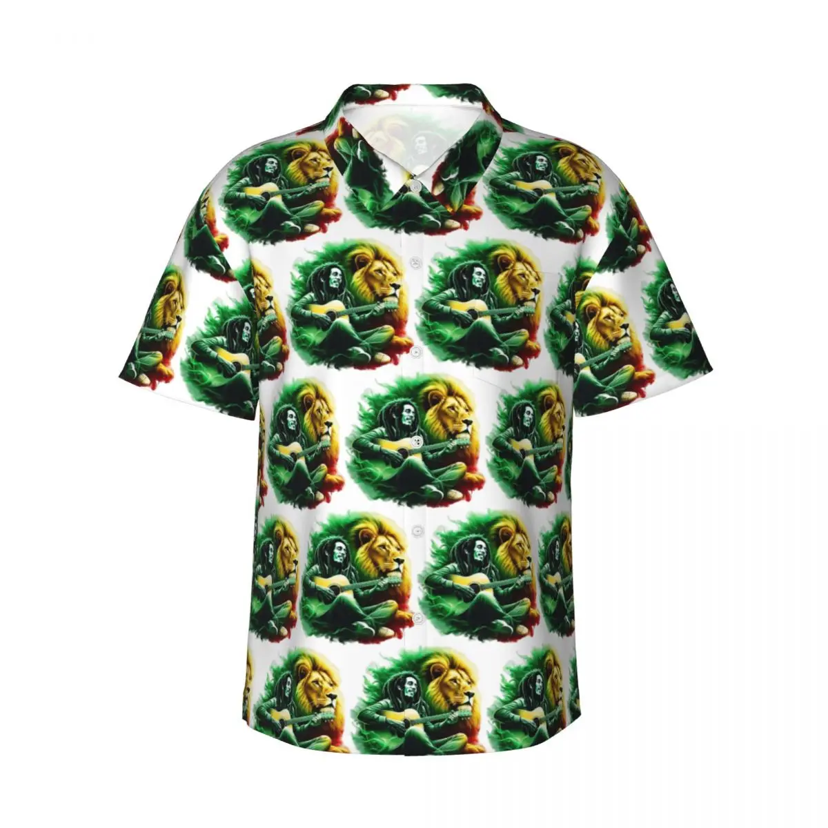 Bob Marley One Love Men's Shirts Hawaiian Short Sleeve Shirt Funny Button Tops for Summer Beach
Bob Marley One Love Men's Shirts Hawaiian Short Sleeve Shirt Funny Button Tops for Summer Beach