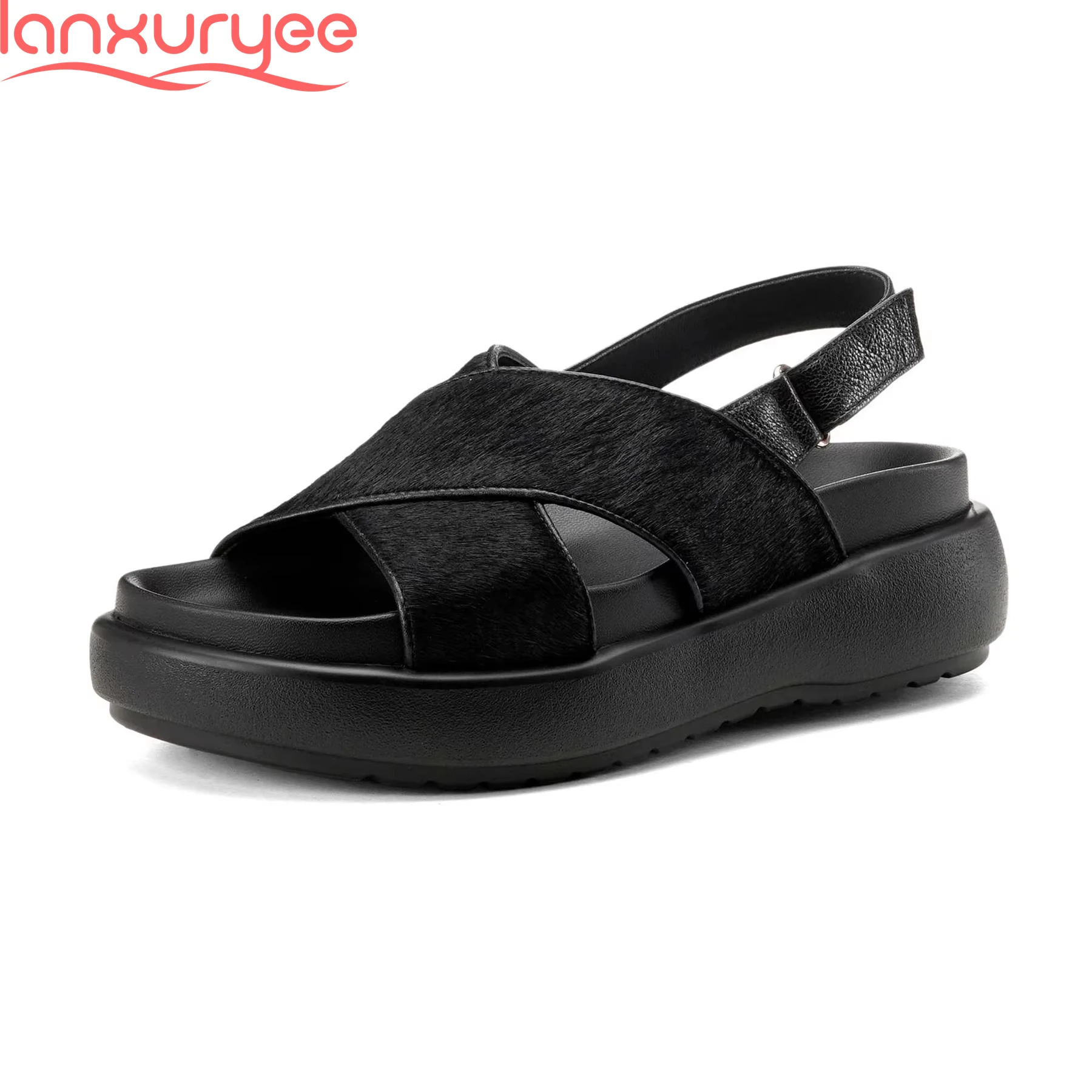 Lanxuryee 2025 Leopard Horsehair Peep Toe High Heels Summer Shoes Platform Casual Slingback Fashion Luxury Modern Women Sandals
Lanxuryee 2025 Leopard Horsehair Peep Toe High Heels Summer Shoes Platform Casual Slingback Fashion Luxury Modern Women Sandals