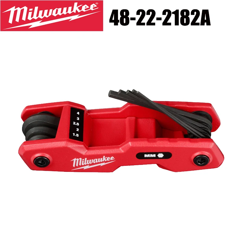Milwaukee 48-22-2182A 8-Key Folding Hex Key Set Metric High-Contrast Portable Rotate 270° Hand Tool Accessories
Milwaukee 48-22-2182A 8-Key Folding Hex Key Set Metric High-Contrast Portable Rotate 270° Hand Tool Accessories