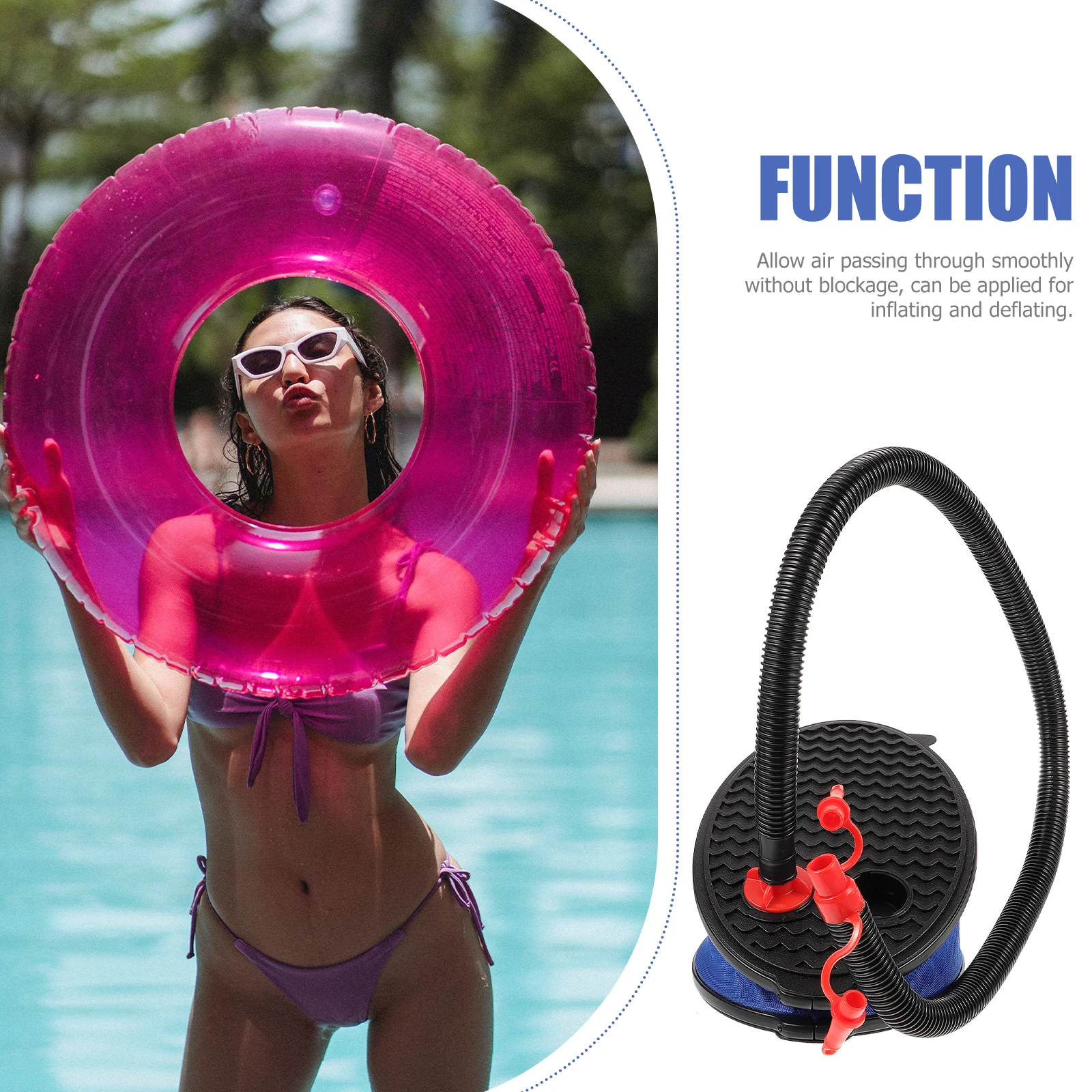 2PCS Foot Pump for Inflatables Plastic Portable Manual Air Balloon Boat Mattress Bed Exercise Pump Inflatable Tool
2PCS Foot Pump for Inflatables Plastic Portable Manual Air Balloon Boat Mattress Bed Exercise Pump Inflatable Tool