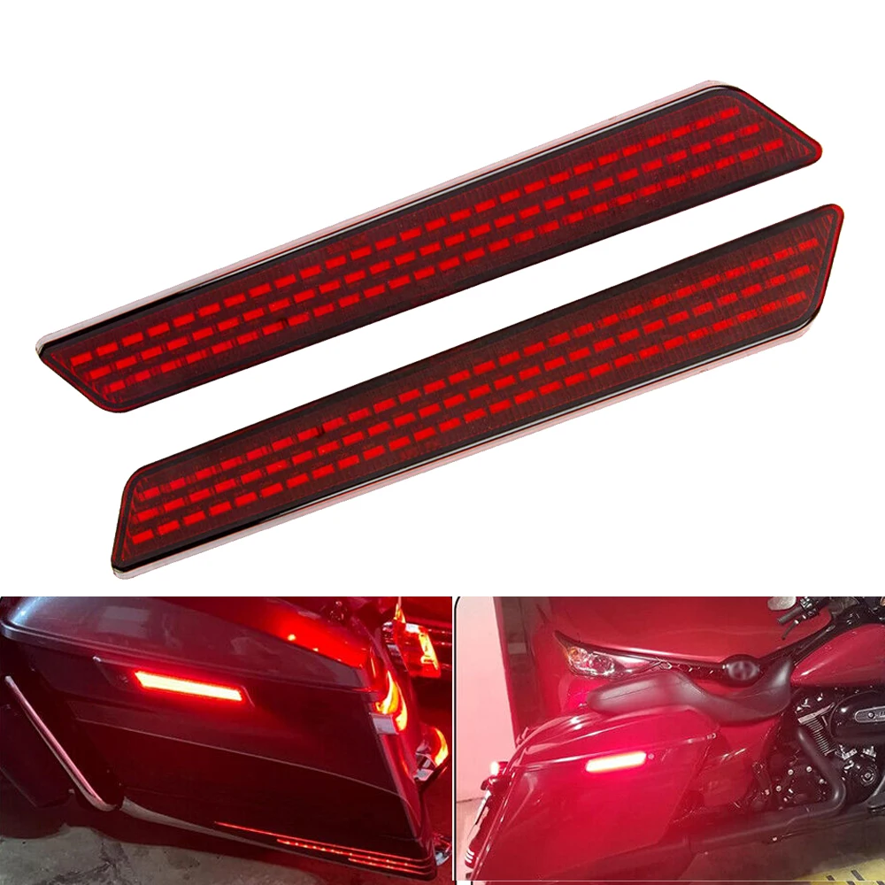 Motorcycle Saddlebag LED Light Rear Turn Signal Brake Running Lamp Fit For Harley Touring Electra Street Glide FLHR 2014-2023
Motorcycle Saddlebag LED Light Rear Turn Signal Brake Running Lamp Fit For Harley Touring Electra Street Glide FLHR 2014-2023