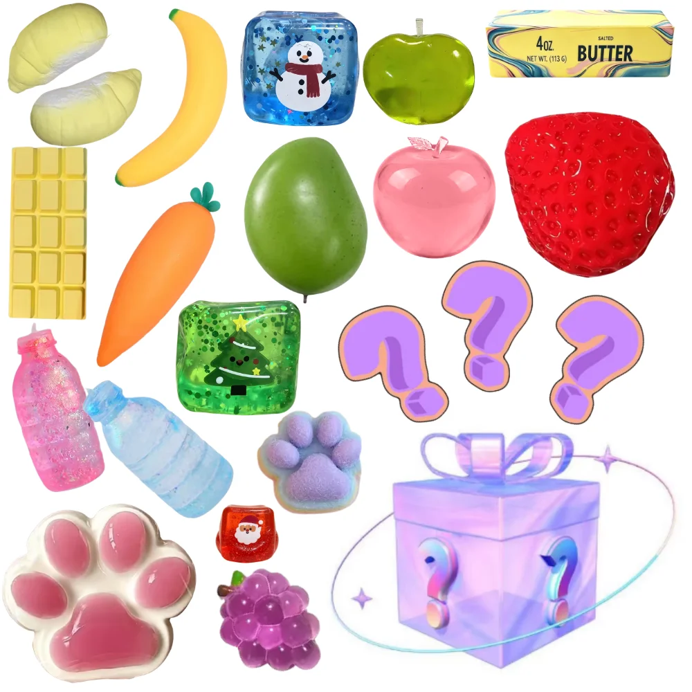 Hot Mystery Box Kawaii Cat Paw Ice Cube Simulated Food Fidget Toy Cute Squeeze Foot Toy Antistress Stress-Relief Surprise Gift
Hot Mystery Box Kawaii Cat Paw Ice Cube Simulated Food Fidget Toy Cute Squeeze Foot Toy Antistress Stress-Relief Surprise Gift