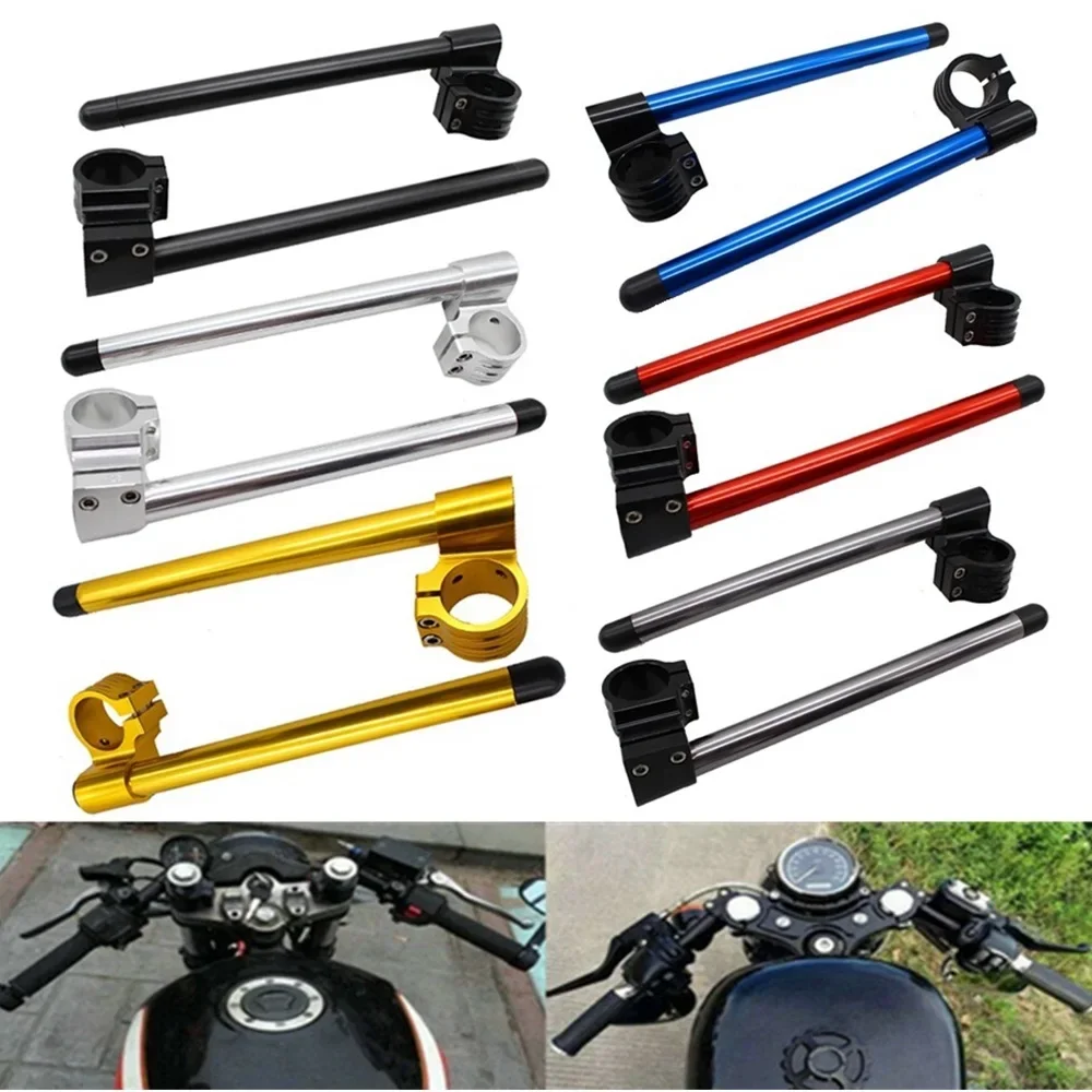 31-54mm Motorcycle Fork Tube 7/8" Clip-on Handlebar Riser Headle Bar For Honda Suzuki Kawasaki Yamaha Ducati Aprilia Triumph BMW
31-54mm Motorcycle Fork Tube 7/8" Clip-on Handlebar Riser Headle Bar For Honda Suzuki Kawasaki Yamaha Ducati Aprilia Triumph BMW