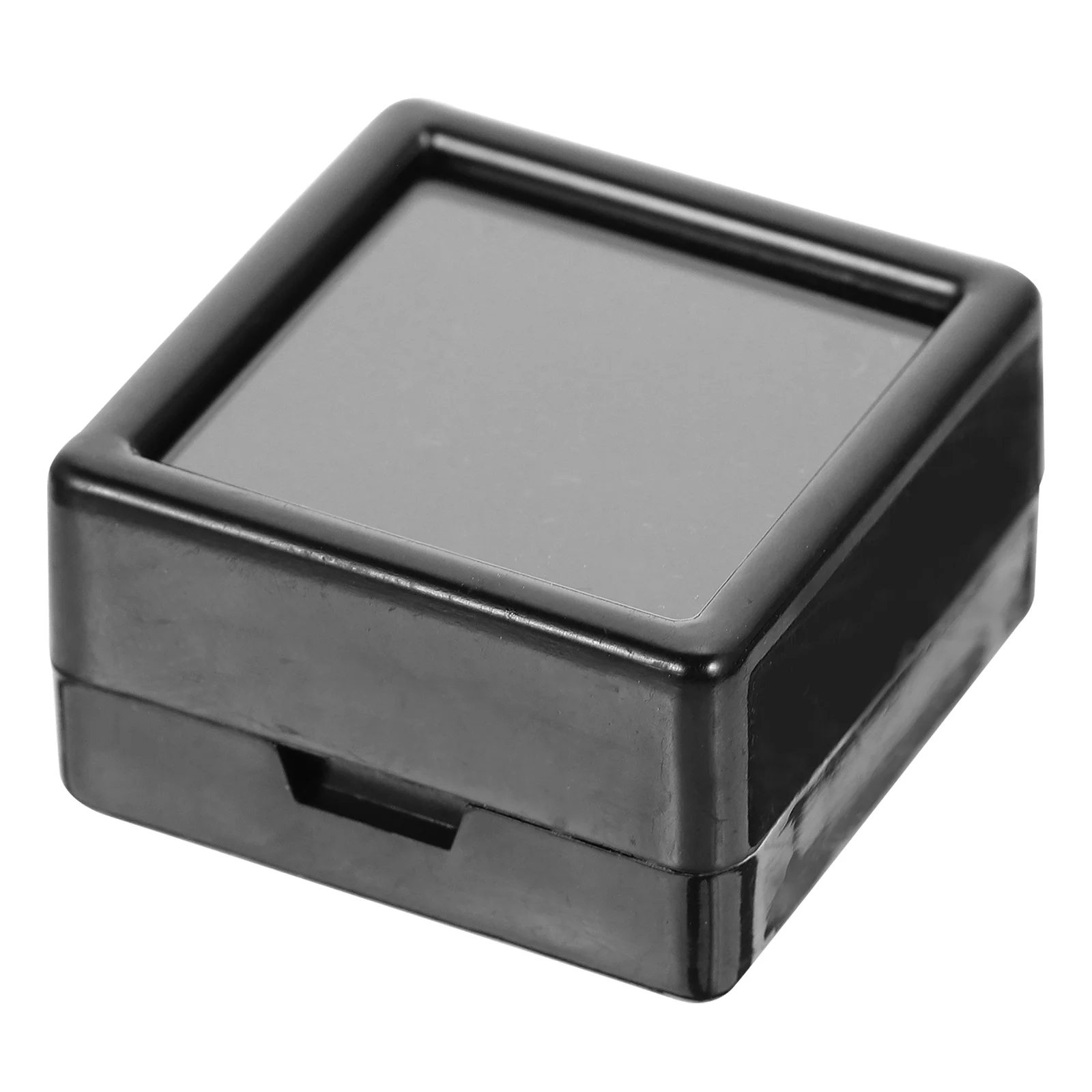 20pcs Ring Case Acrylic Jewelry Box Black Proposal Supplies Lightweight Compact Flip Lid Ring Box Storage Display
20pcs Ring Case Acrylic Jewelry Box Black Proposal Supplies Lightweight Compact Flip Lid Ring Box Storage Display