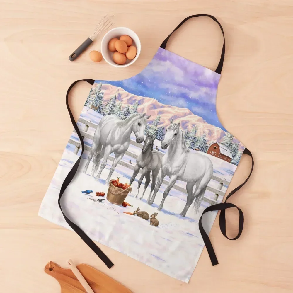 White Dapple Gray Quarter Horses In Snow Apron for kitchen useful for home useful pieces Kitchenware Apron
White Dapple Gray Quarter Horses In Snow Apron for kitchen useful for home useful pieces Kitchenware Apron