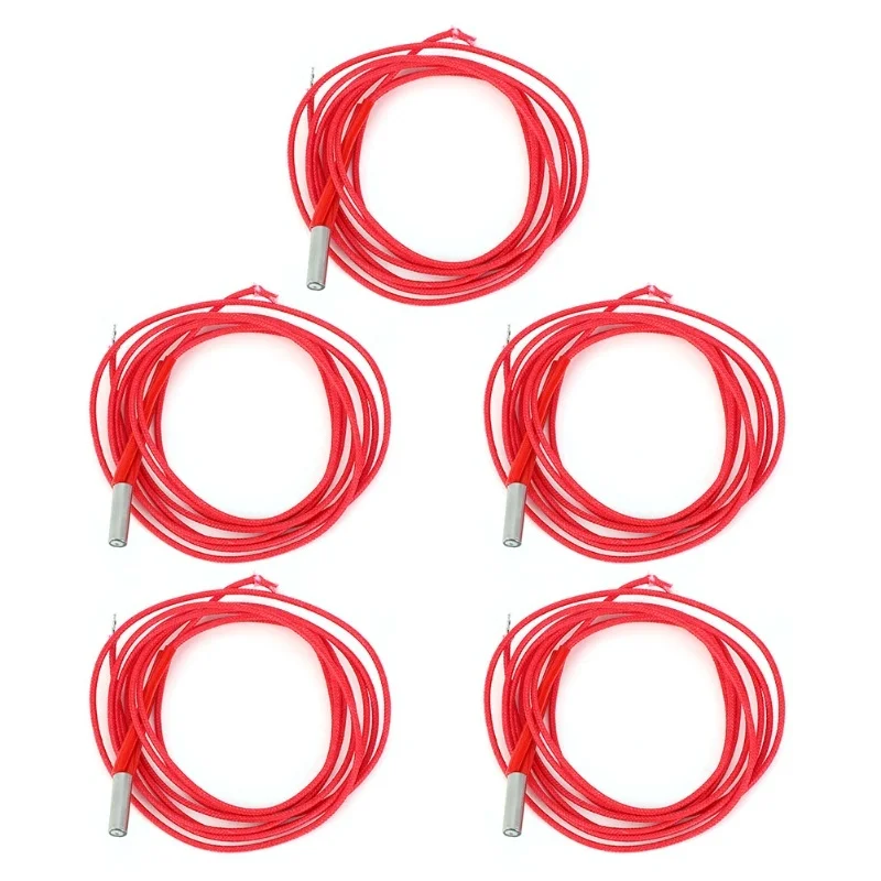 5Pcs 3D Printer Electric Heating Pipe Single Ended Heater Tube Replacement Accessories 6x20mm(12V 30W)
5Pcs 3D Printer Electric Heating Pipe Single Ended Heater Tube Replacement Accessories 6x20mm(12V 30W)