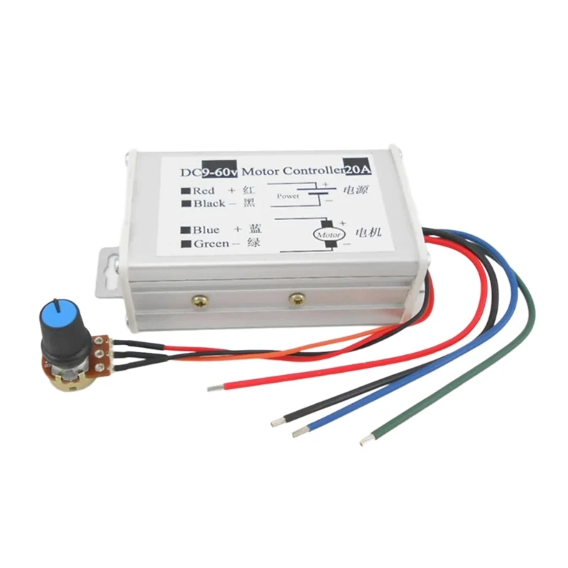 Robusts 1200W Speed Controllers Adjustable Motor Speed Regulator Simple Installs 40JE
Robusts 1200W Speed Controllers Adjustable Motor Speed Regulator Simple Installs 40JE