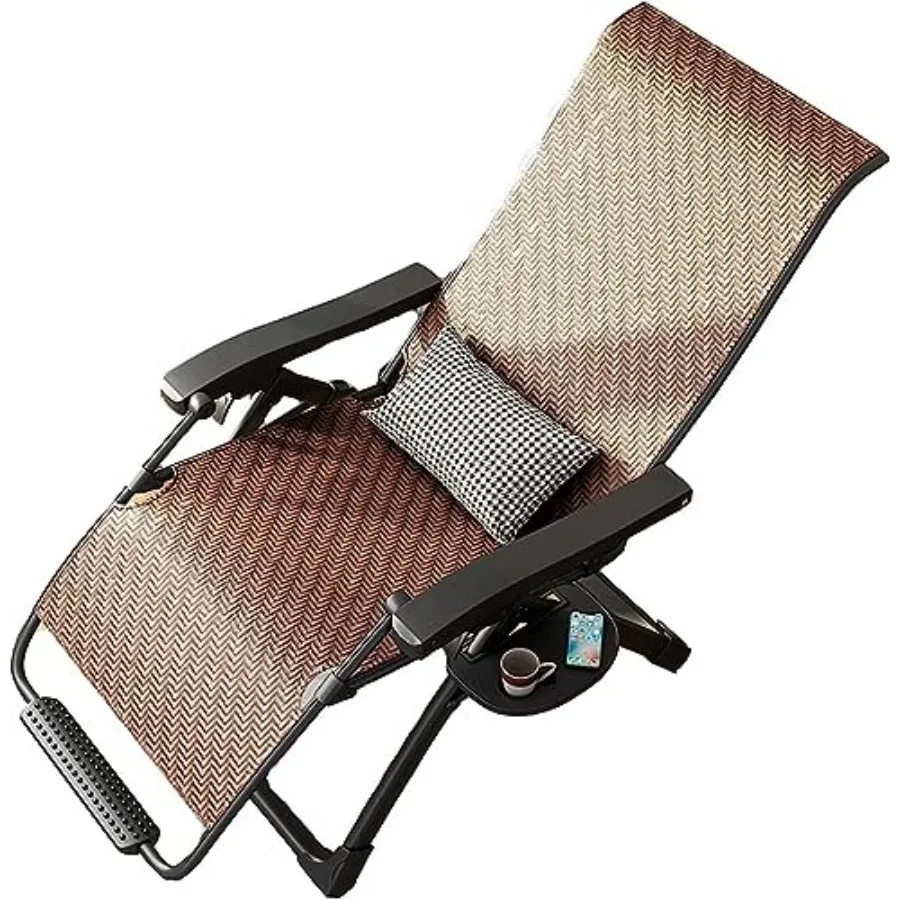 Lounge Chair Outdoor Wicker Recliner Chair with Massage Footrest, Adjustable Rattan Chaise Lounge with Side Table Relaxation
Lounge Chair Outdoor Wicker Recliner Chair with Massage Footrest, Adjustable Rattan Chaise Lounge with Side Table Relaxation