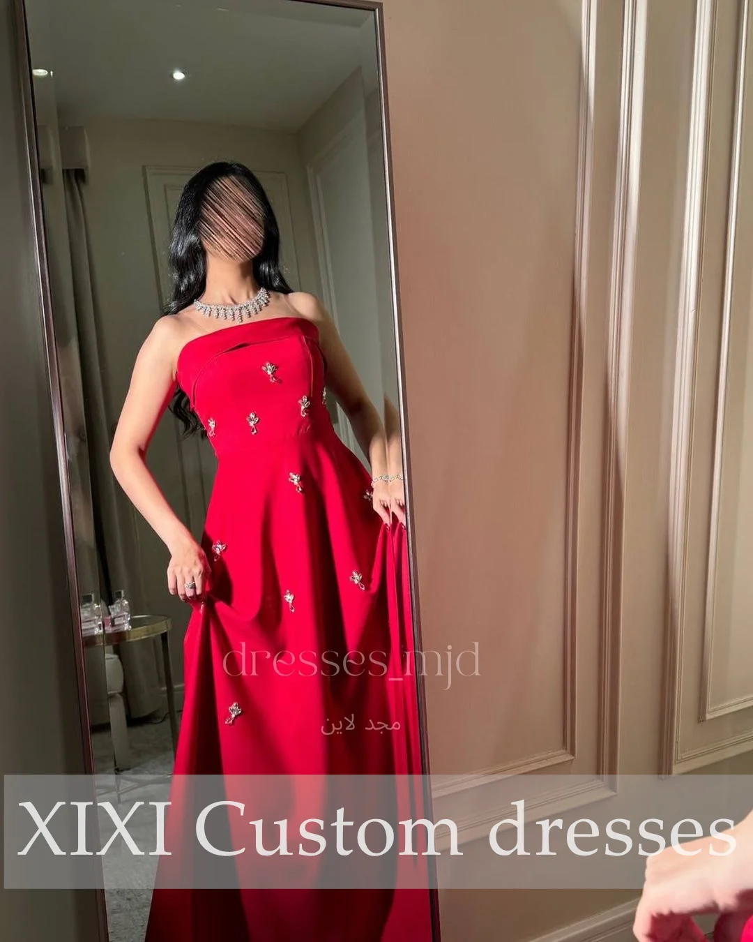 XIXI فساتين سهرة Wedding Party Dress A-Line Strapless Sleeveless Zipper Up Luxury Evening Dresses 2024 Formal Occasion Dresses
XIXI فساتين سهرة Wedding Party Dress A-Line Strapless Sleeveless Zipper Up Luxury Evening Dresses 2024 Formal Occasion Dresses