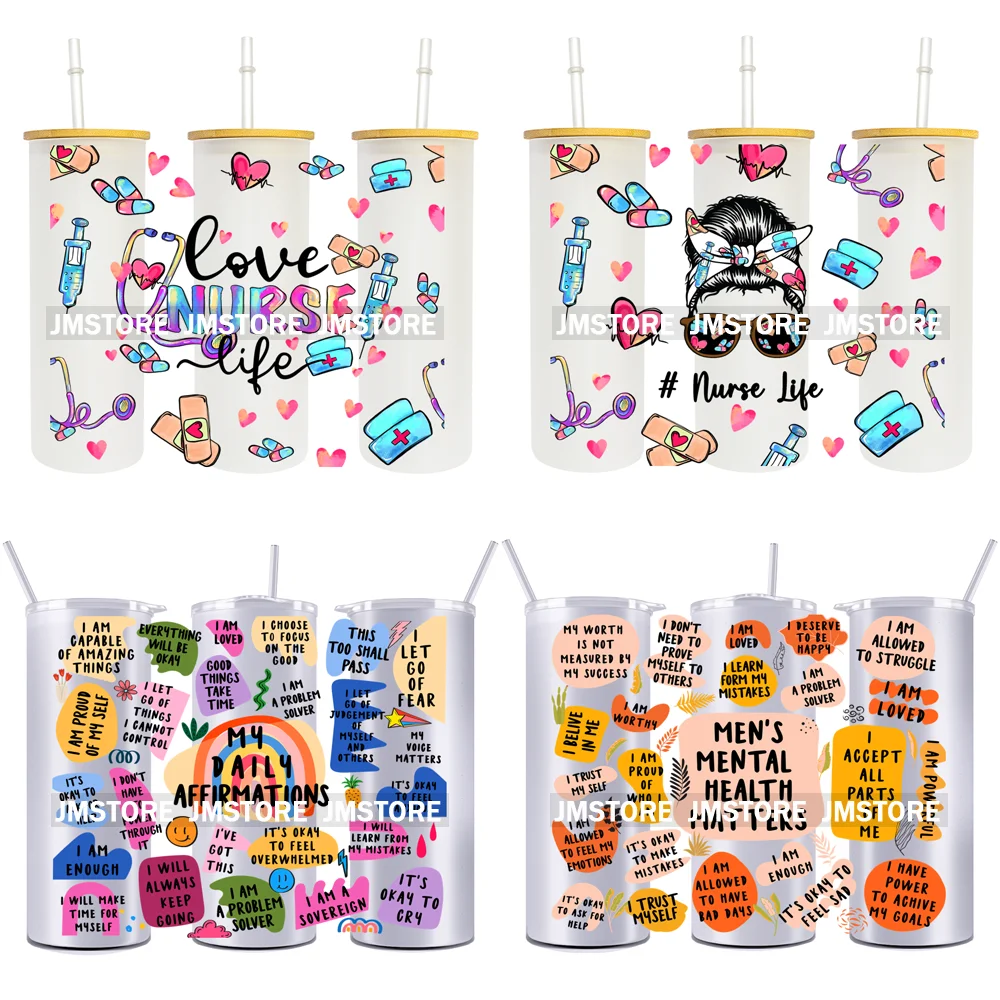 Nurse Life Daily Affirmations 20OZ UV DTF Straight Wrap Transfers Stickers Custom Labels DIY Durable Waterproof Logo For Tumbler
Nurse Life Daily Affirmations 20OZ UV DTF Straight Wrap Transfers Stickers Custom Labels DIY Durable Waterproof Logo For Tumbler