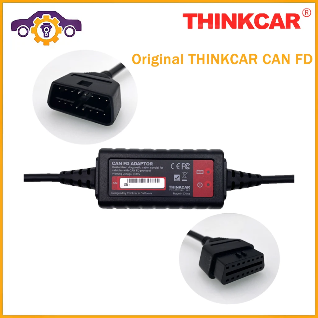 Replacement CAN FD Connector Work For Can FD Compatible Vehicles ThinkCAR CANFD Diagnostic Adapter Car Diagnostic Tools
Replacement CAN FD Connector Work For Can FD Compatible Vehicles ThinkCAR CANFD Diagnostic Adapter Car Diagnostic Tools