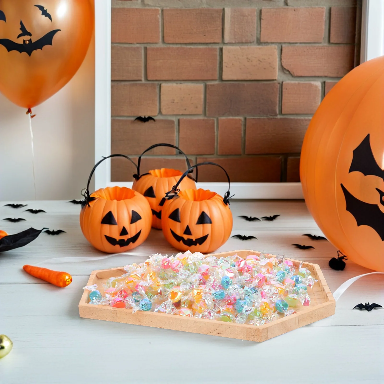 Halloween Wooden Coffin Tray Cross Shaped Party Food Platter Rustic Decorative Snack Plate Fruits Candy Charcuterie Board
Halloween Wooden Coffin Tray Cross Shaped Party Food Platter Rustic Decorative Snack Plate Fruits Candy Charcuterie Board