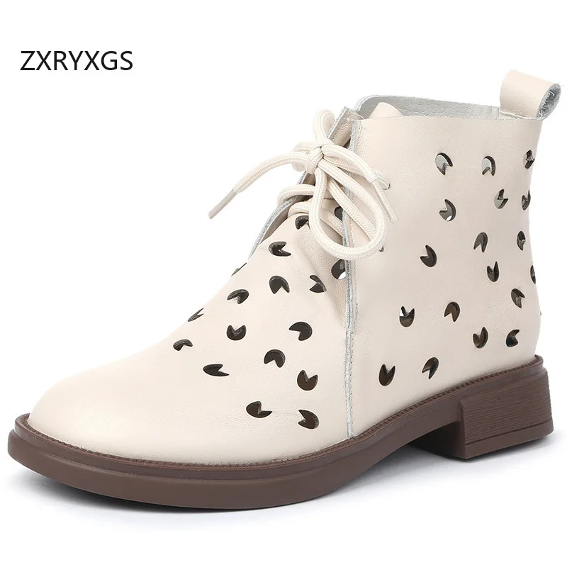 ZXRYXGS Top Layer Cowhide Hollow Shoes Breathable Cool Boots 2026 New Large Size Spring Summer Boots Women Elegant Fashion Boots
ZXRYXGS Top Layer Cowhide Hollow Shoes Breathable Cool Boots 2026 New Large Size Spring Summer Boots Women Elegant Fashion Boots