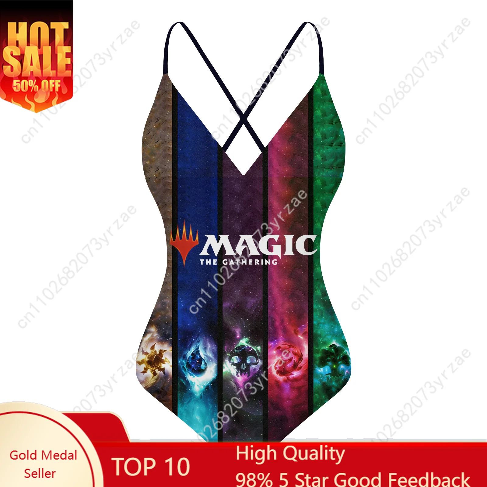 Magic The Gathering V-neck Halter Back Swimsuit Womens Bathing Suits Pool Party Swimwear Sexy Bikini Custom Made Bathing Suits
Magic The Gathering V-neck Halter Back Swimsuit Womens Bathing Suits Pool Party Swimwear Sexy Bikini Custom Made Bathing Suits