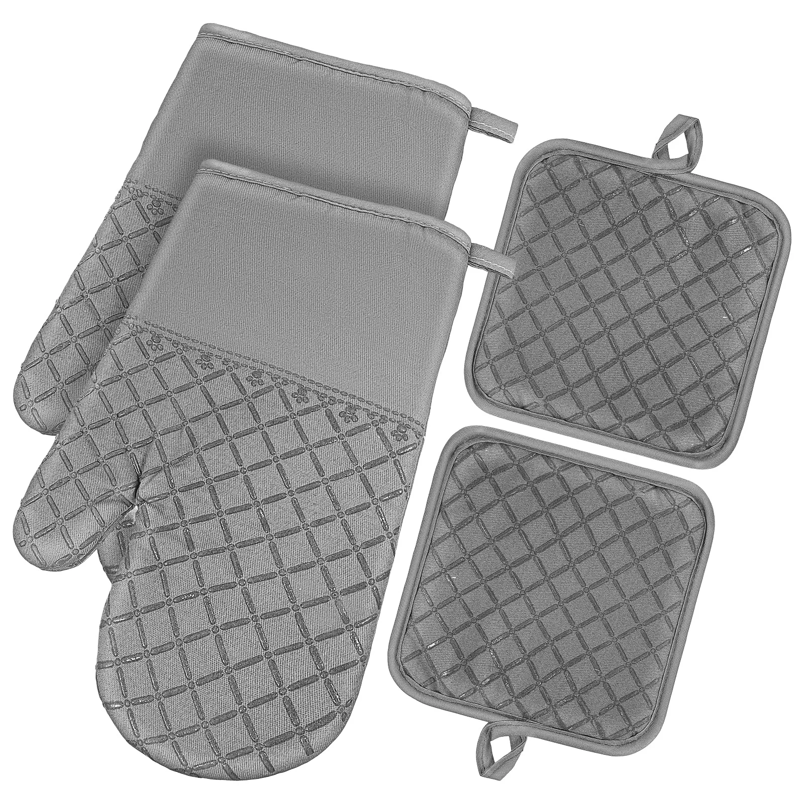 Baking Gloves Oven Mitts Heat Resistant Silicone Strips Comfortable Cotton Kitchen Hot Pot Holders Dish Gripper Microwave Safe
Baking Gloves Oven Mitts Heat Resistant Silicone Strips Comfortable Cotton Kitchen Hot Pot Holders Dish Gripper Microwave Safe