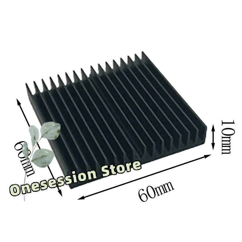 Черный алюминиевый радиатор 60x60x10 мм – фрезерованный на ЧПУ для охлаждения материнских плат, VRM и чипсетов, с термопрокладкой, высокопроизводительный
Черный алюминиевый радиатор 60x60x10 мм – фрезерованный на ЧПУ для охлаждения материнских плат, VRM и чипсетов, с термопрокладкой, высокопроизводительный