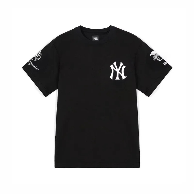 New Era New Era Roman Numeral Short-Sleeved T-Shirt Loose Casual Mlb Print Black
New Era New Era Roman Numeral Short-Sleeved T-Shirt Loose Casual Mlb Print Black