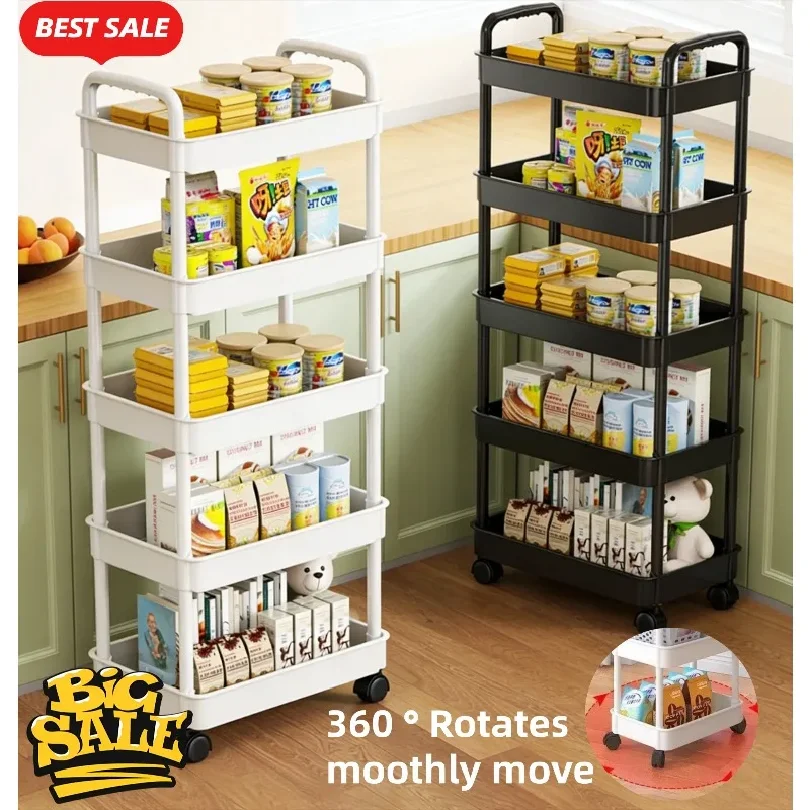 Hot 5-tier Kitchen Storage Shelf, Mobile Trolley, Floor-standing Multi-layer Storage Rack, for Snacks, Fruits and Vegetables
Hot 5-tier Kitchen Storage Shelf, Mobile Trolley, Floor-standing Multi-layer Storage Rack, for Snacks, Fruits and Vegetables