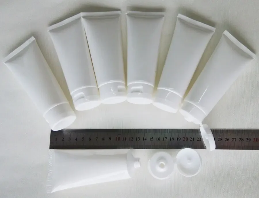 Empty Portable Travel Tubes White Cosmetic Cream Lotion Bottle Cosmetic 100ML
Empty Portable Travel Tubes White Cosmetic Cream Lotion Bottle Cosmetic 100ML