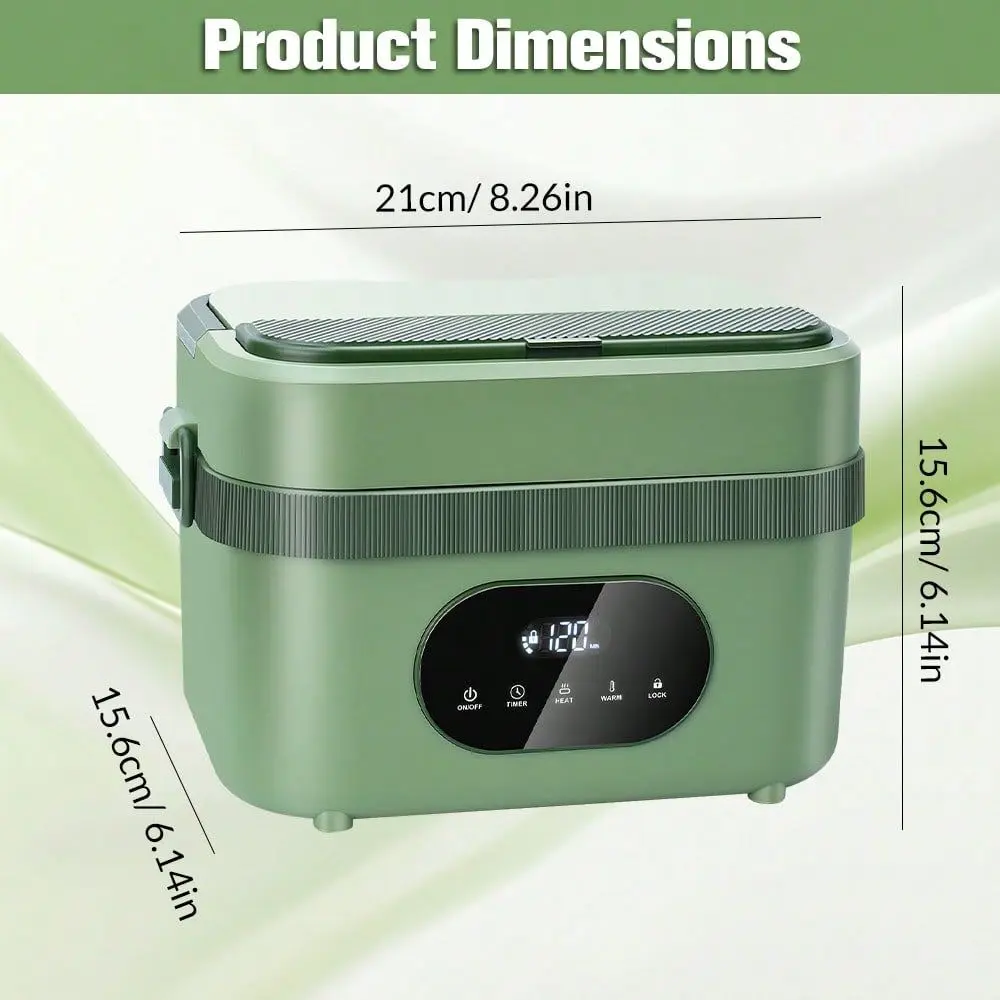 Electric Lunch Box For Adults, 18000mAh Heated Lunchbox 1.5L, 60W Fast SelfHeating Food Warmer With LED Display Temperature Con
Electric Lunch Box For Adults, 18000mAh Heated Lunchbox 1.5L, 60W Fast SelfHeating Food Warmer With LED Display Temperature Con