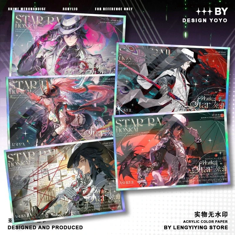 Rappa La Mancha Ashveil Honkai:Star Rail Acrylic Signature Card Cospaly Game Decoration Laser Colored Paper Collect Ornament
Rappa La Mancha Ashveil Honkai:Star Rail Acrylic Signature Card Cospaly Game Decoration Laser Colored Paper Collect Ornament