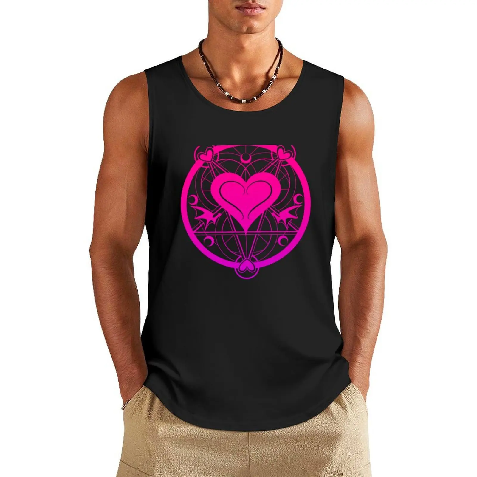 Succubus Summoning Circle Tank Top Men's singlets Men's summer vest Male vest Sleeveless men
Succubus Summoning Circle Tank Top Men's singlets Men's summer vest Male vest Sleeveless men