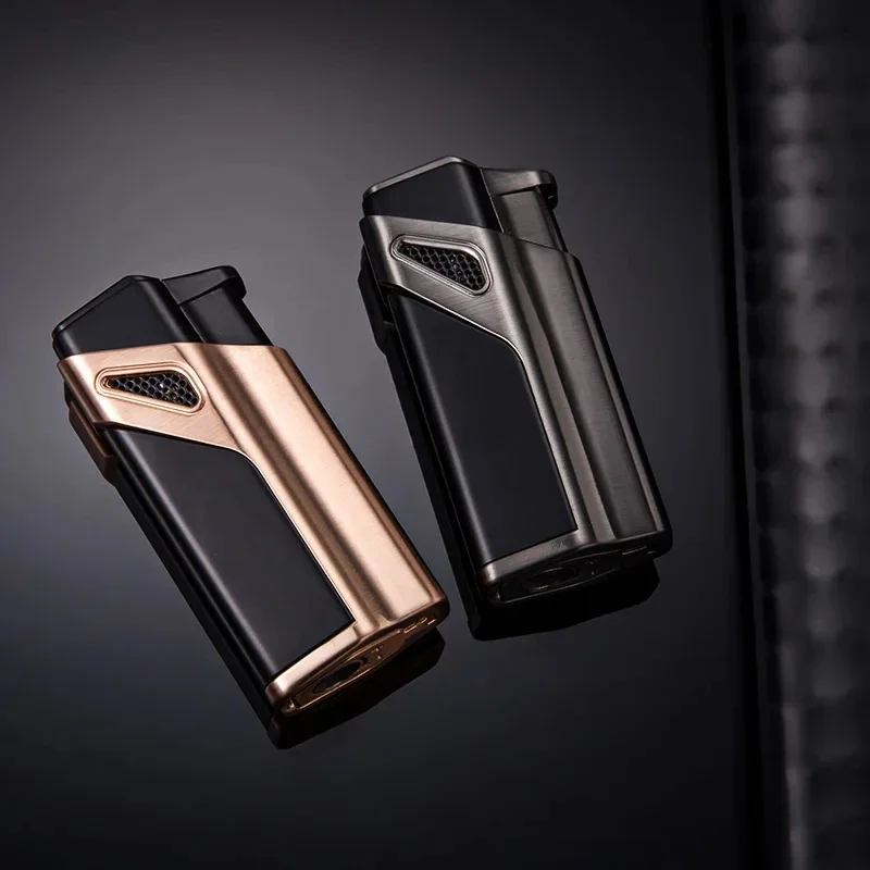 JOBON Metal Butane Gas Cigar Turbo Lighter Outdoor Windproof Blue Flame 3 Torch Jet BBQ Jewelry Baking Welding Tool Men's Gifts
JOBON Metal Butane Gas Cigar Turbo Lighter Outdoor Windproof Blue Flame 3 Torch Jet BBQ Jewelry Baking Welding Tool Men's Gifts